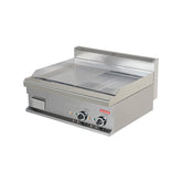 Fry-top electric 800mm, platou cromat-mixt, de banc, Linia 700, Arisco